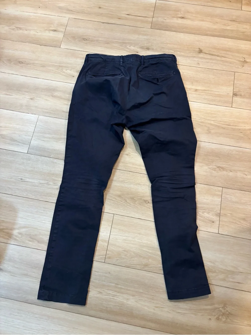 Todd Snyder Pants Men's 30x32 Navy Blue Chino Trousers Cotton Stretch